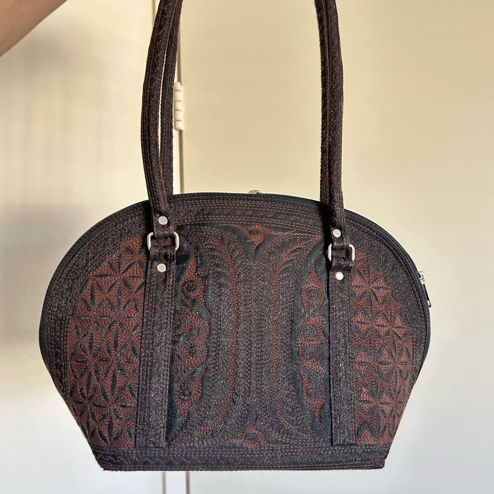 Black and Brown Women's Handbag